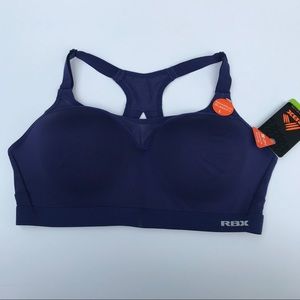 RBX Moisture Wicking Max Support Sports Bra Sz L